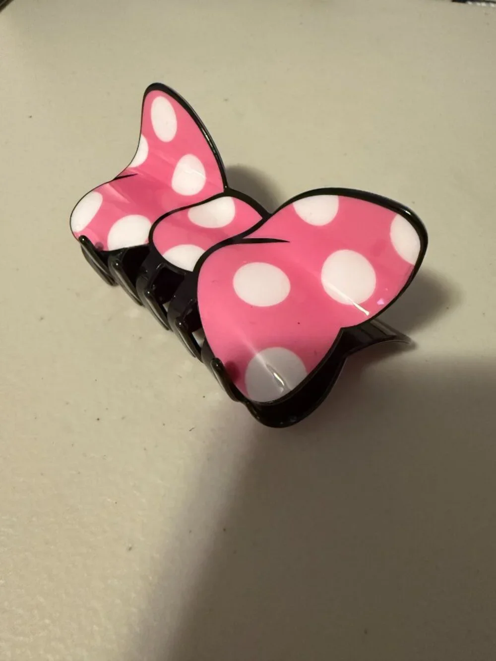 Minnie Bow Claw Clip Hair Accessory - Pink